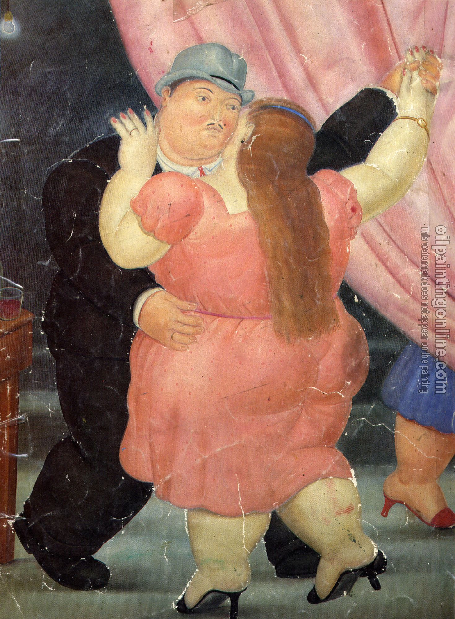 Botero, Fernando - Abstract oil painting.